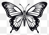 PNG Butterfly drawing animal sketch. AI generated Image by rawpixel.