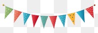 PNG Celebrate banner flag white background clothesline. AI generated Image by rawpixel.