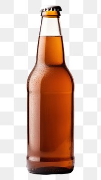 PNG  Beer bottle glass drink. AI generated Image by rawpixel.