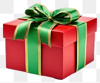 PNG Christmas gift box red. AI generated Image by rawpixel.
