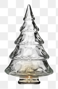 PNG Christmas tree glass lamp white background. AI generated Image by rawpixel.