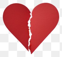 PNG Heart paper torn apart misfortune breaking cracked. AI generated Image by rawpixel.