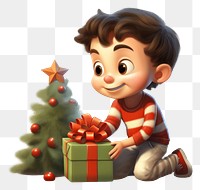 PNG Christmas cartoon tree representation. AI generated Image by rawpixel.
