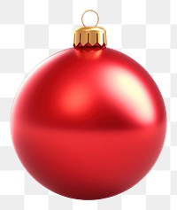 PNG Christmas bauble christmas ornament white background