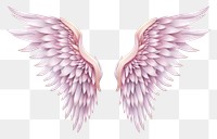 PNG Angel wings white background creativity chandelier
