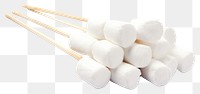 PNG  Marshmallows white food white background. AI generated Image by rawpixel.