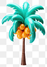 PNG Coconut tree plant fruit food. AI generated Image by rawpixel.