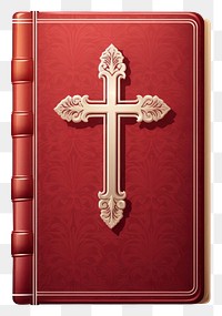PNG  Bible cross symbol book. AI generated Image by rawpixel.
