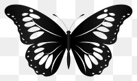 PNG  Small butterflies butterfly silhouette animal. AI generated Image by rawpixel.