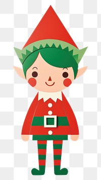 PNG Christmas Elf christmas craft paper. AI generated Image by rawpixel.