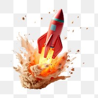PNG Rocket missile white background ammunition. AI generated Image by rawpixel.