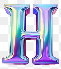 PNG Alphabet H shape purple number text. 