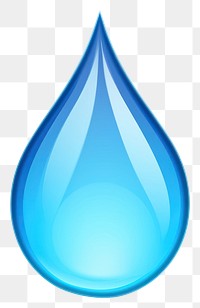 PNG Water drop white background simplicity splashing. AI generated Image by rawpixel.