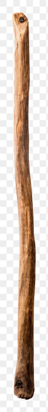 PNG  Old wooden stick white background simplicity driftwood. AI generated Image by rawpixel.