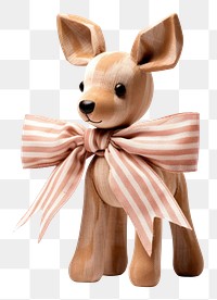 PNG Toy figurine ribbon bow. AI generated Image by rawpixel.
