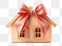 PNG Wrapped ribbon house wood. AI generated Image by rawpixel.