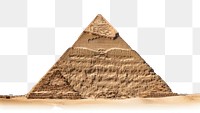 PNG  Architecture pyramid archaeology monument. AI generated Image by rawpixel.