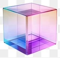PNG Cube shape glass white background simplicity. AI generated Image by rawpixel.