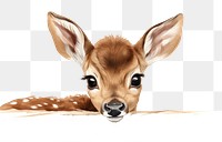 PNG Deer wildlife animal mammal. AI generated Image by rawpixel.