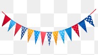 PNG  Flag white background clothesline celebration. AI generated Image by rawpixel.
