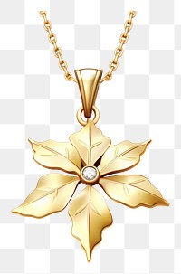PNG Gold holly pendent jewelry necklace pendant. AI generated Image by rawpixel.