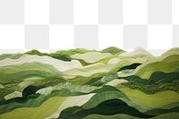 PNG Minimal green field landscape art backgrounds