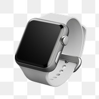 Smartwatch screen png, design element, transparent background