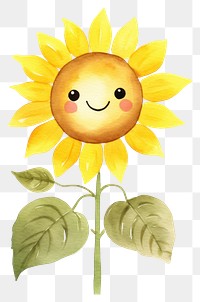 PNG  Sunflower dancing plant leaf anthropomorphic