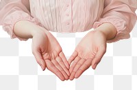 Applause hands gesture finger white background midsection. AI generated Image by rawpixel.