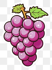PNG  Grapes fruit plant food. AI generated Image by rawpixel.