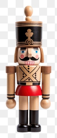 PNG Nutcracker silder uniform toy white background representation. AI generated Image by rawpixel.