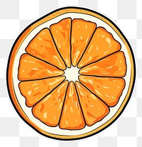 PNG  Sliced orange grapefruit food clementine. AI generated Image by rawpixel.