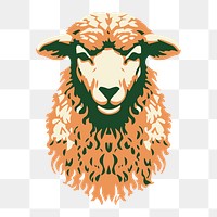 PNG Sheep logo livestock animal. AI generated Image by rawpixel.