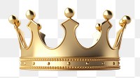 PNG  Crown jewelry gold white background