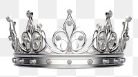 PNG  Crown jewelry silver tiara
