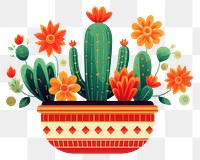 PNG Cactus plant creativity houseplant. AI generated Image by rawpixel.