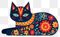 PNG Cat graphics pattern animal. AI generated Image by rawpixel.