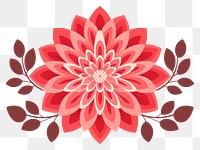PNG Dahlia graphics pattern flower. AI generated Image by rawpixel.
