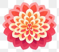 PNG Dahlia flower plant inflorescence. AI generated Image by rawpixel.