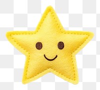 PNG Cute one Star embroidery pattern symbol star anthropomorphic