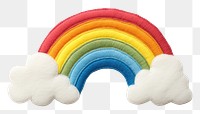 PNG Rainbow cloud toy accessories. AI generated Image by rawpixel.