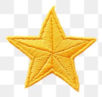 PNG One Star embroidery pattern symbol echinoderm starfish. AI generated Image by rawpixel.