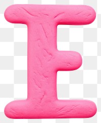PNG E letters plasticine text pink white background. AI generated Image by rawpixel.