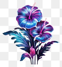 PNG Flamingo Flower flower purple plant. AI generated Image by rawpixel.