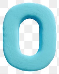 PNG Plasticine o letters turquoise blue text. AI generated Image by rawpixel.
