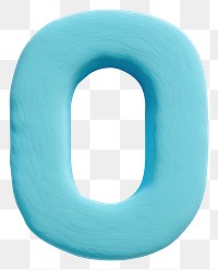 PNG Plasticine o letters turquoise blue text. 