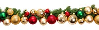 PNG Christmas Garland Decorationon christmas decoration white background