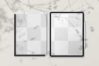 Digital tablet png, transparent mockup