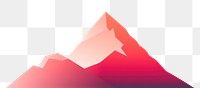 PNG  White background silhouette landscape mountain. AI generated Image by rawpixel.