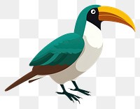 PNG  Emerald Toucanet toucan animal bird. AI generated Image by rawpixel.